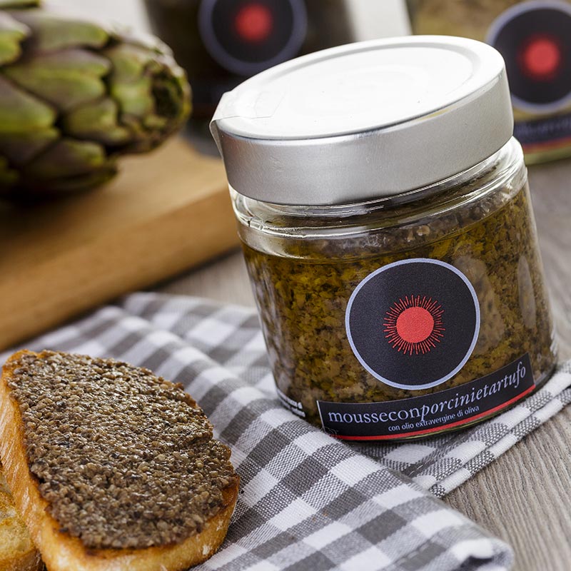 Mousse Porcini e Tartufo con olio EVO 180g