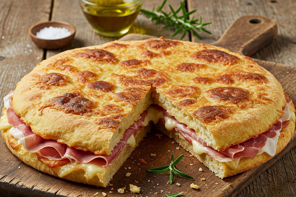 Torta al testo umbra, la ricetta originale